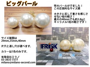 ビックパール 大きいパール