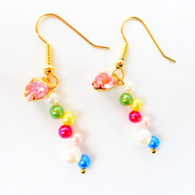 端穴パール ピアス