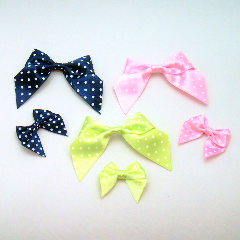 ドットサテンリボン