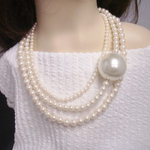 ビッグパールネックレス