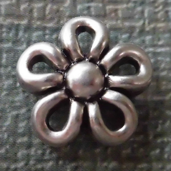 墨入れボタン シルバー