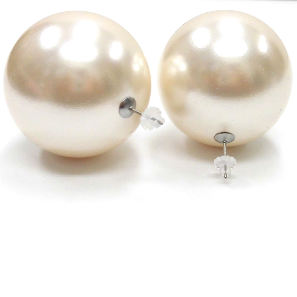 ビッグパールピアス