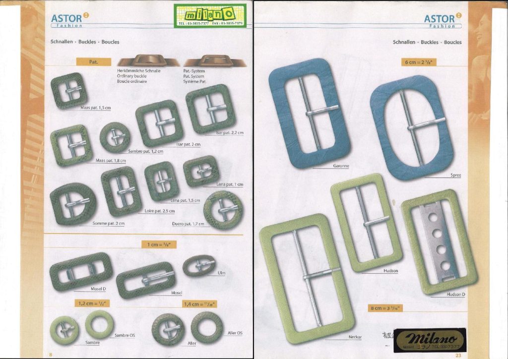 くるみバックルカタログ